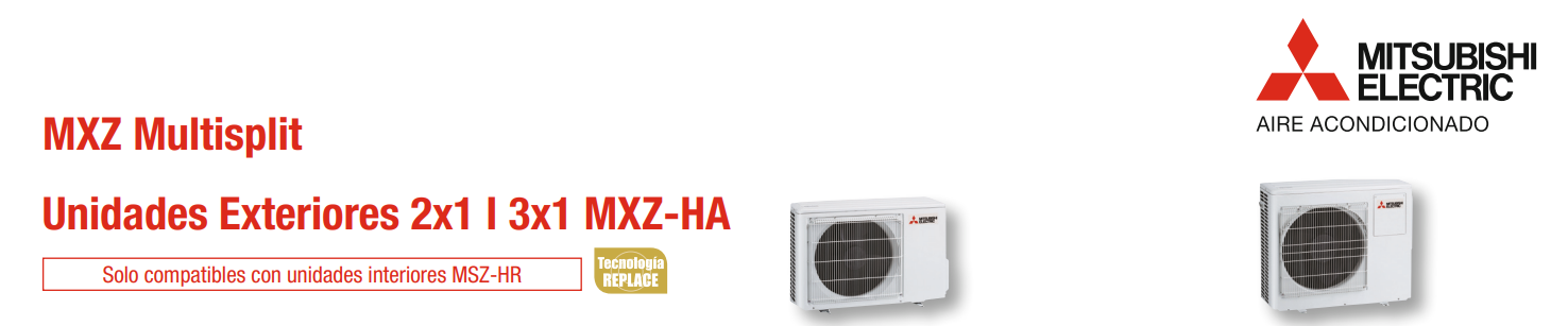 Importante: compatible exclusivamente con unidades exteriores MXZ-HA Este punto es fundamental antes de realizar la compra: las unidades interiores MITSUBISHI MSZ-HR solo son compatibles con unidades exteriores de la serie MXZ-HA. Por tanto, la MSZ-HR25VFK no debe combinarse con unidades exteriores MXZ-F u otras familias multisplit Mitsubishi Electric. Para esta unidad deben utilizarse exteriores compatibles de la gama MXZ-HA, como MXZ-2HA40VF, MXZ-2HA50VF o MXZ-3HA50VF dentro de las combinaciones autorizadas por Mitsubishi Electric. La documentación del fabricante señala además que determinadas combinaciones pueden requerir carga adicional de refrigerante. Esta compatibilidad específica permite configurar sistemas 2x1 o 3x1 con unidades MSZ-HR, siempre respetando las combinaciones oficiales de Mitsubishi Electric.